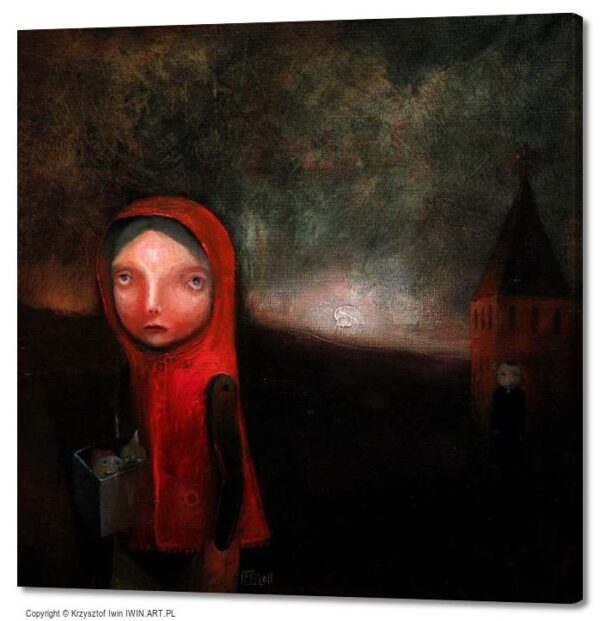 Little Red Riding Hood (20x20″)